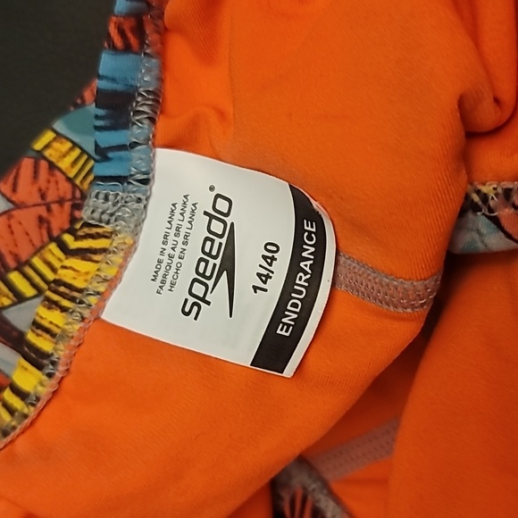 SPEEDO ZEBRA PRINT TURNZ 1 PIECE SWIMSUIT 14 - Picture 7 of 7